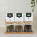 Tea Essentials Set;  Bamboo Glass Trio + Premium Australian Green Teas - Little Label Co Australia - The Home of Organisation For Kitchen, Bathroom, Laundry & More