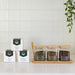 Tea Essentials Set;  Bamboo Glass Trio + Premium Australian Green Teas - Little Label Co Australia - The Home of Organisation For Kitchen, Bathroom, Laundry & More