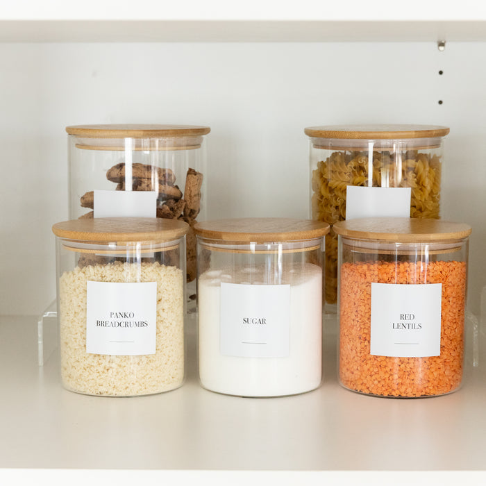 Acrylic Pantry Shelf Riser - Little Label Co Australia - The Home of Organisation For Kitchen, Bathroom, Laundry & More