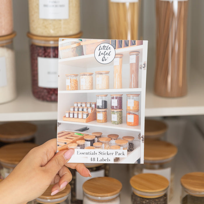 Essentials Pantry & Herb & Spice Sticker Pack (48 Stickers)