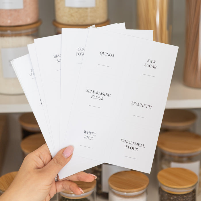 Essentials Pantry & Herb & Spice Sticker Pack (48 Stickers)