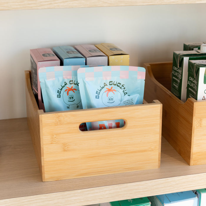Bamboo Storage Tub Large