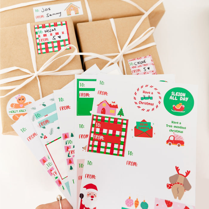 Christmas Gift Sticker Pack (47 Stickers)