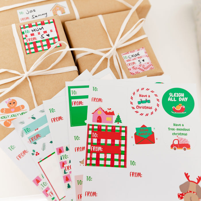 Christmas Gift Sticker Pack (47 Stickers)