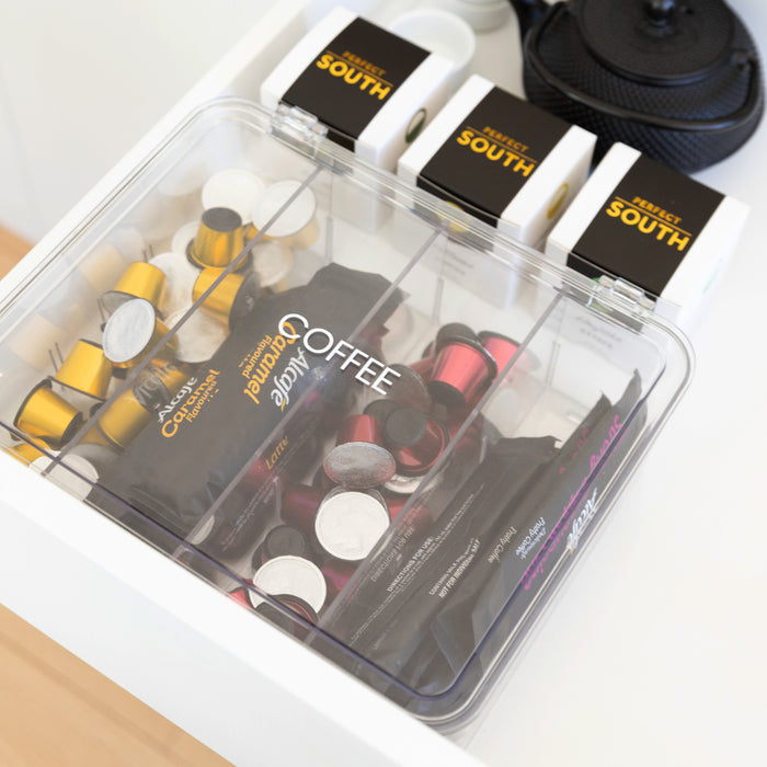 Multi-use Storage Box with Removable Dividers