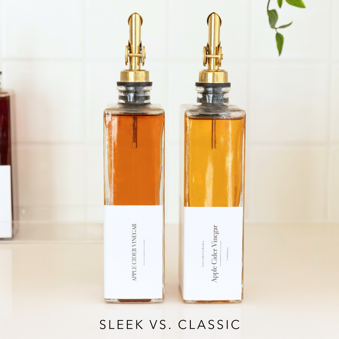 Rectangle Book Bottle Stickers (16 Pack) - Little Label Co Australia - The Home of Organisation For Kitchen, Bathroom, Laundry & More