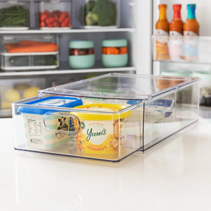Clear Modular Drawer Organiser Medium - Little Label Co Australia - The Home of Organisation For Kitchen, Bathroom, Laundry & More