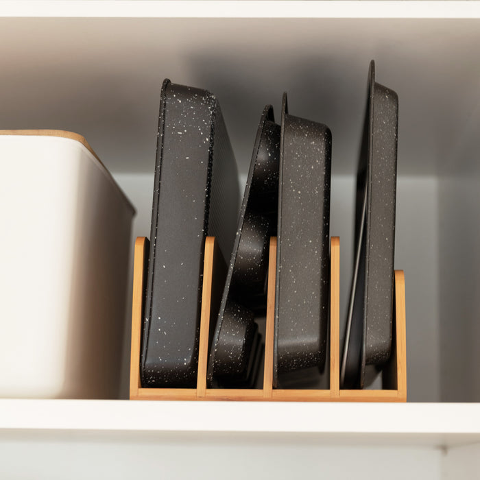 Complete Bamboo & Glass Pantry Organisation Set