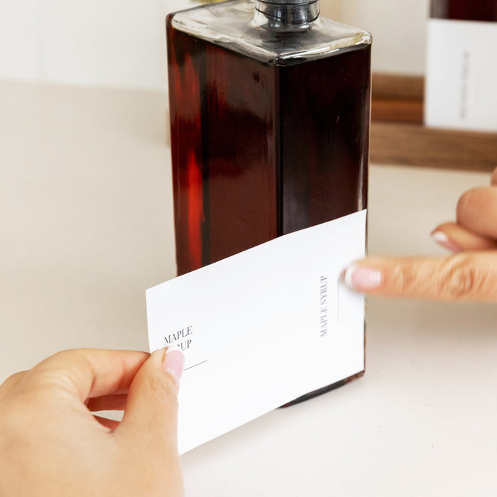 Rectangle Book Bottle Sticker Pack (16 Stickers)
