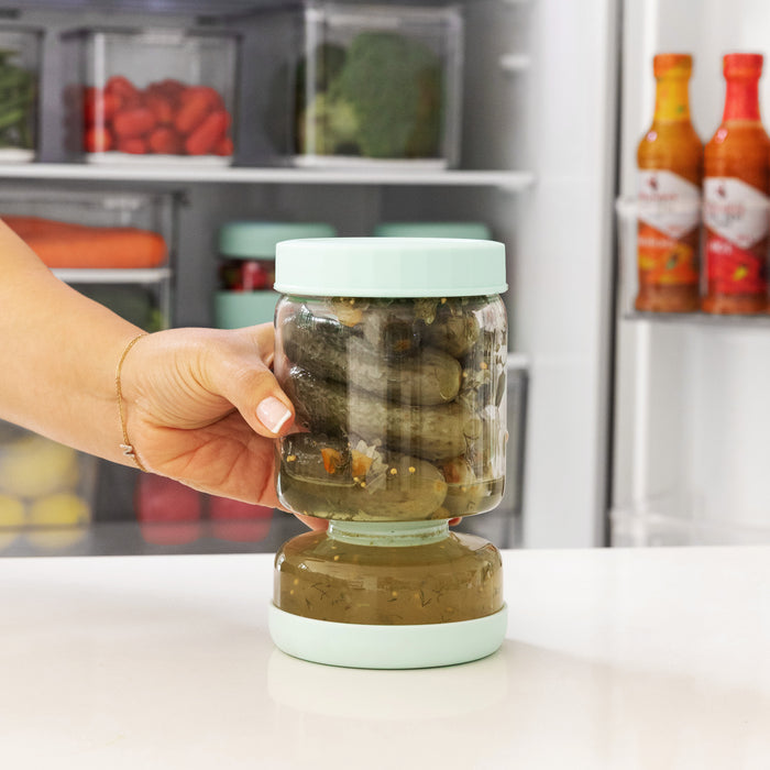 Glass Pickle Jar - Little Label Co Australia - The Home of Organisation For Kitchen, Bathroom, Laundry & More