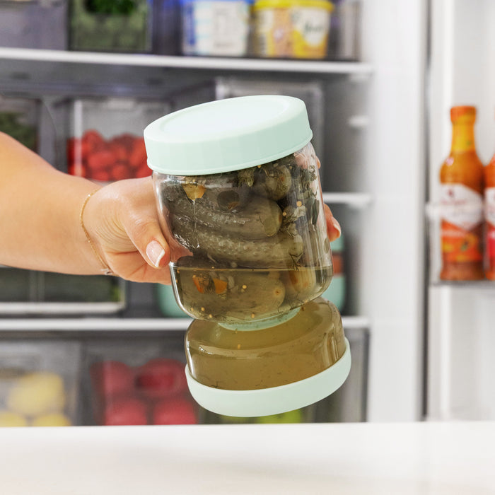 Glass Pickle Jar - Little Label Co Australia - The Home of Organisation For Kitchen, Bathroom, Laundry & More