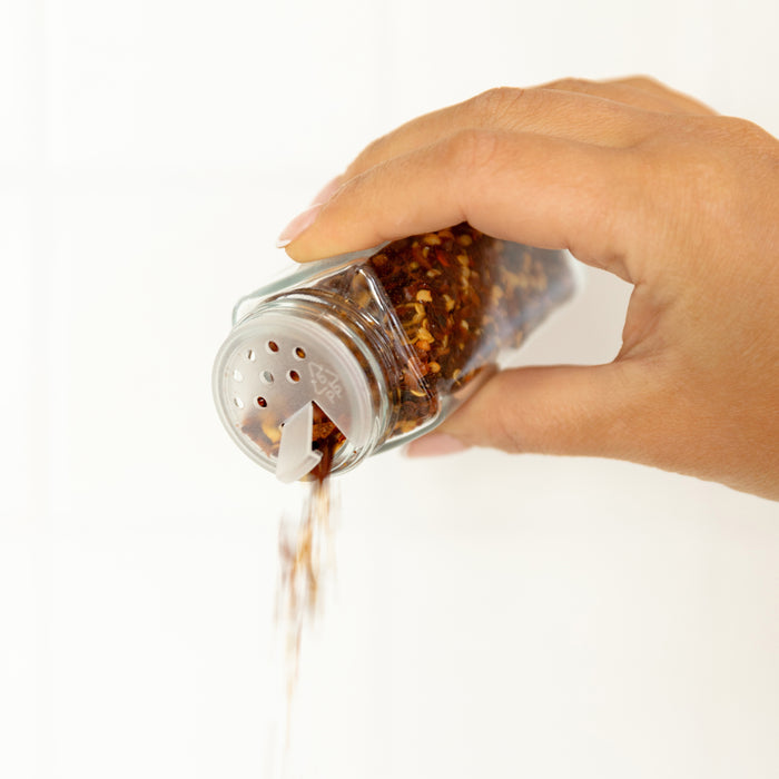 Acacia Wood Shaker Spice Jars - 125ml - Little Label Co The Home of Organisation For Kitchen, Bathroom, Laundry & More