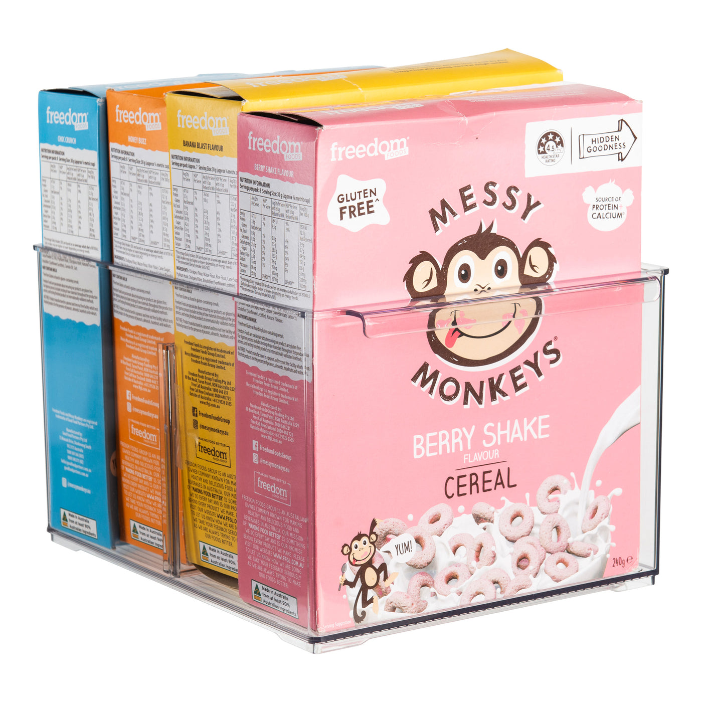 SHORT Stackable Pantry Storage Container - Large