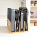 Bamboo Standing Tray & Lid Organiser - Little Label Co The Home of Organisation For Kitchen, Bathroom, Laundry & More
