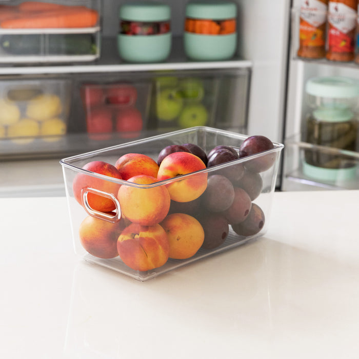 Clear Storage Tub Small - Little Label Co Australia - The Home of Organisation For Kitchen, Bathroom, Laundry & More