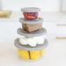 Store & Seal Glass Container Set (4 Pack) - Little Label Co The Home of Organisation For Kitchen, Bathroom, Laundry & More