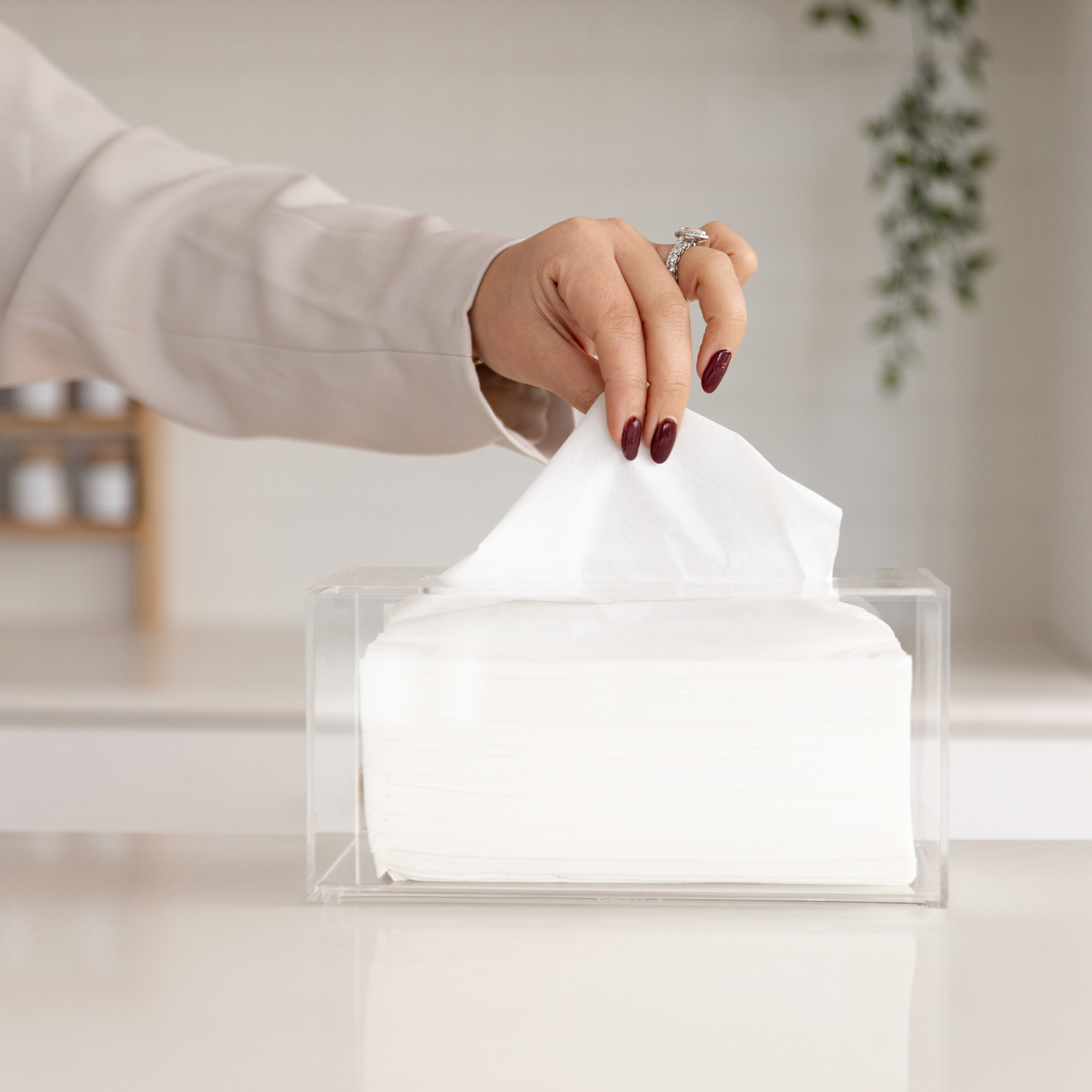 Acrylic Tissue Box Holder - Little Label Co