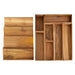 Ultimate Acacia Wood Drawer Organisation Pack - Little Label Co Australia - The Home of Organisation For Kitchen, Bathroom, Laundry & More