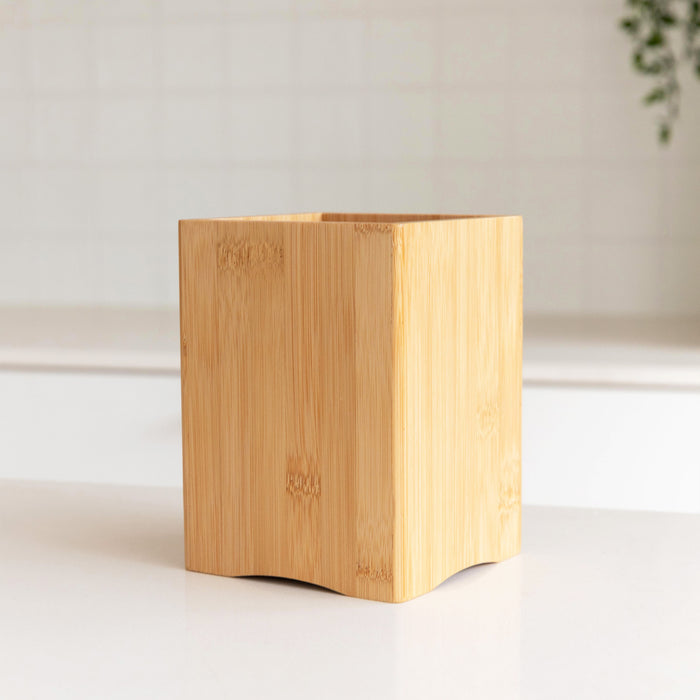 Bamboo Utensil Holder