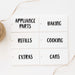 Swing Acrylic and Bamboo Tags (with custom labels) - Little Label Co The Home of Organisation For Kitchen, Bathroom, Laundry & More