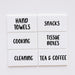 Acrylic/Bamboo Tags (with custom labels) - Little Label Co The Home of Organisation For Kitchen, Bathroom, Laundry & More