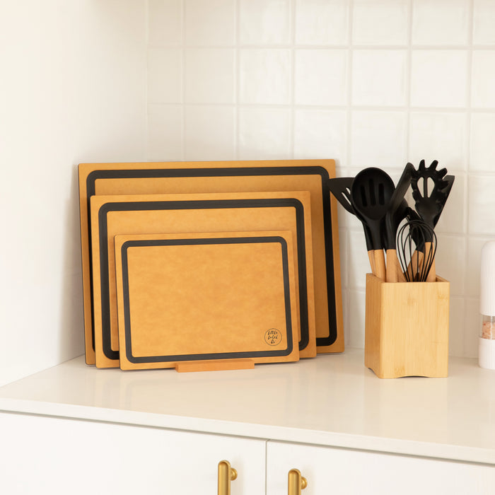 Wood Fibre Chopping Boards (3 Pack) - Little Label Co Australia - The Home of Organisation For Kitchen, Bathroom, Laundry & More