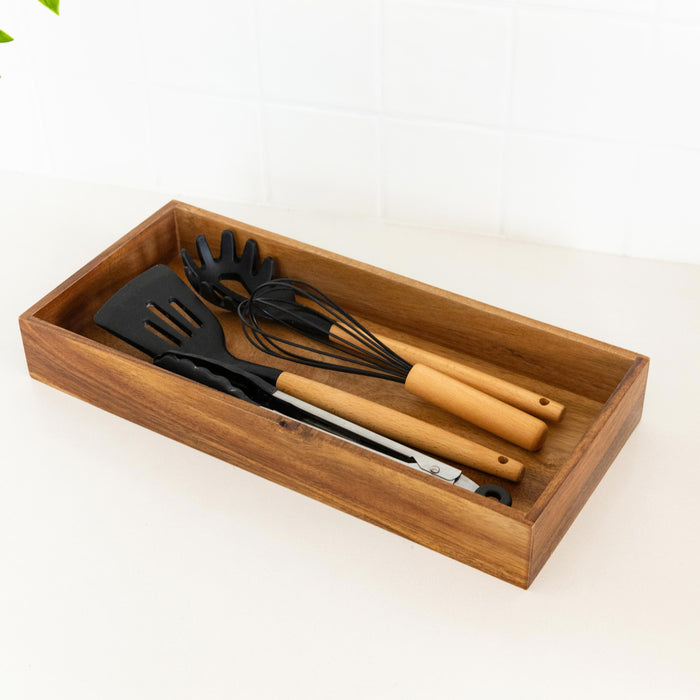 Acacia Wood Drawer Organiser - XLarge
