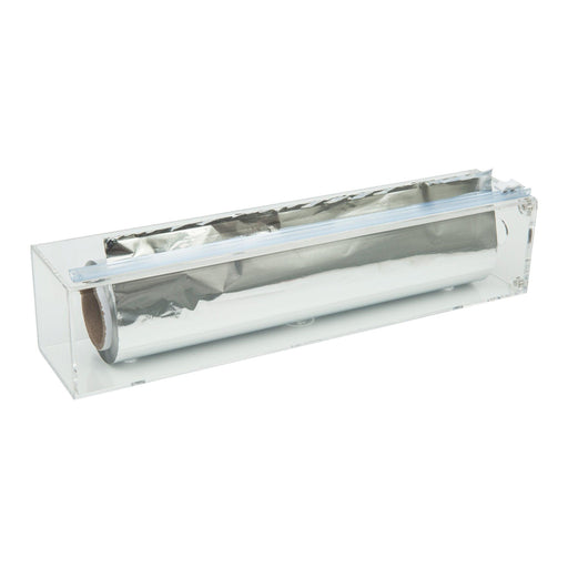 Acrylic Food Wrap Dispenser Single - Little Label Co - Food Wrap Dispensers - 20%, Accessories and Parts, Cling Wrap Dispenser, Drawer Organisation, Food Wrap Dispenser, Kitchen Organisation, Pantry Organisation