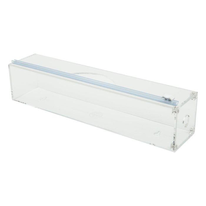 Acrylic Food Wrap Dispenser Single - Little Label Co - Food Wrap Dispensers - 20%, Accessories and Parts, Cling Wrap Dispenser, Drawer Organisation, Food Wrap Dispenser, Kitchen Organisation, Pantry Organisation