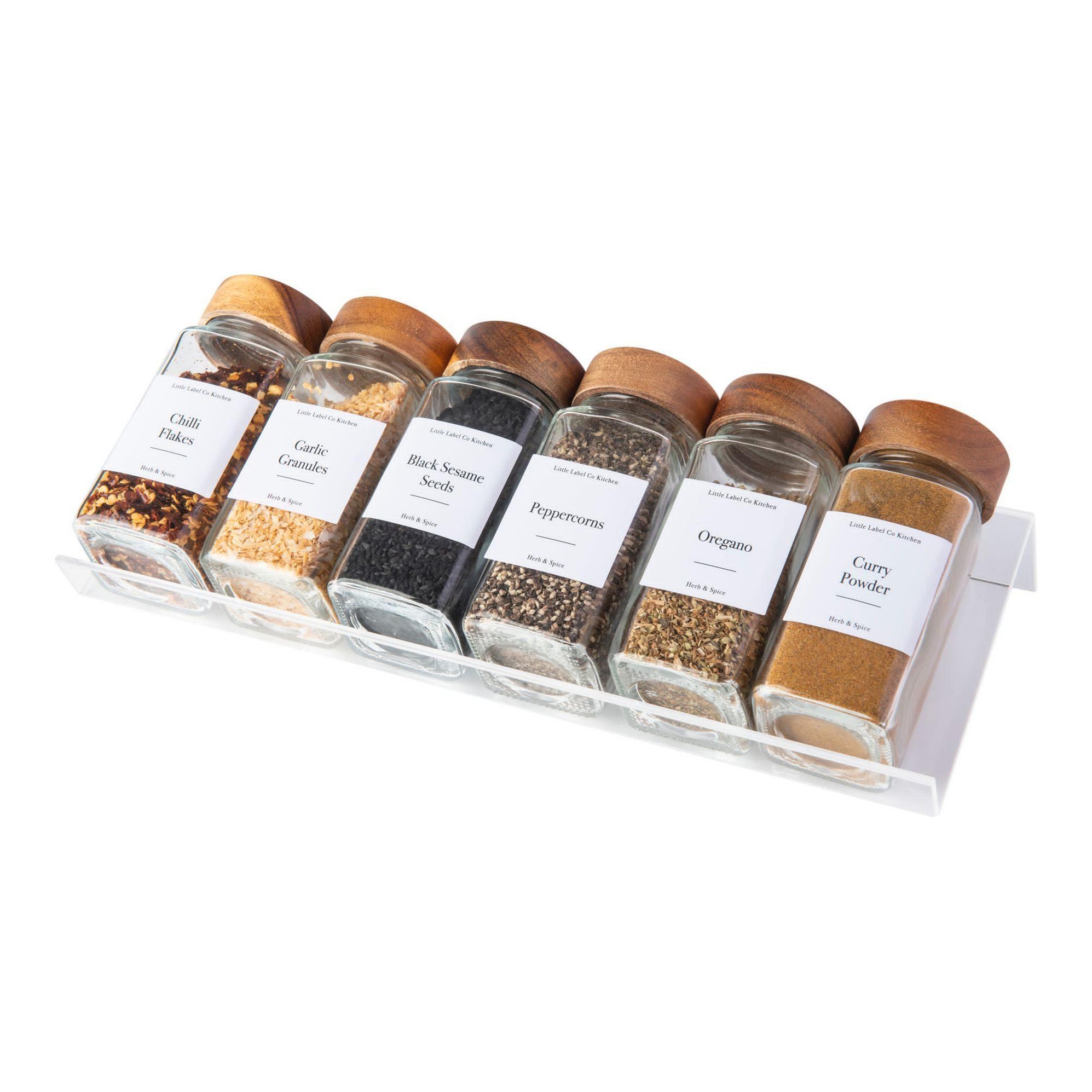 Acrylic Herb & Spice Drawer Organiser Little Label Co