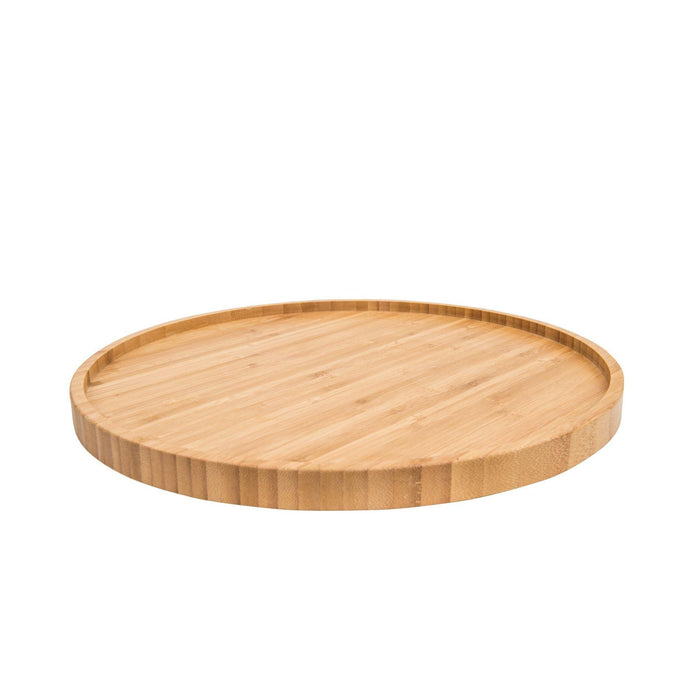 Bamboo 35cm Round Tray - Little Label Co - Utensil & Flatware Trays - 20%, Bamboo Storage Solutions, Bamboo Tray, Bench-top Organisation, Kitchen Organisation, Laundry, Laundry Organisation, Organsation Tray