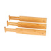 Bamboo Expandable Drawer Dividers (Set of 3) - Little Label Co - Dividers - 40%, Bamboo Storage Solutions, Bathroom Organisation, Bathroom Storage, Catchoftheday, Drawer Organisation, Kitchen Organisation, Kitchen Storage, Pantry Organisation, Wardrobe Storage, warehouse