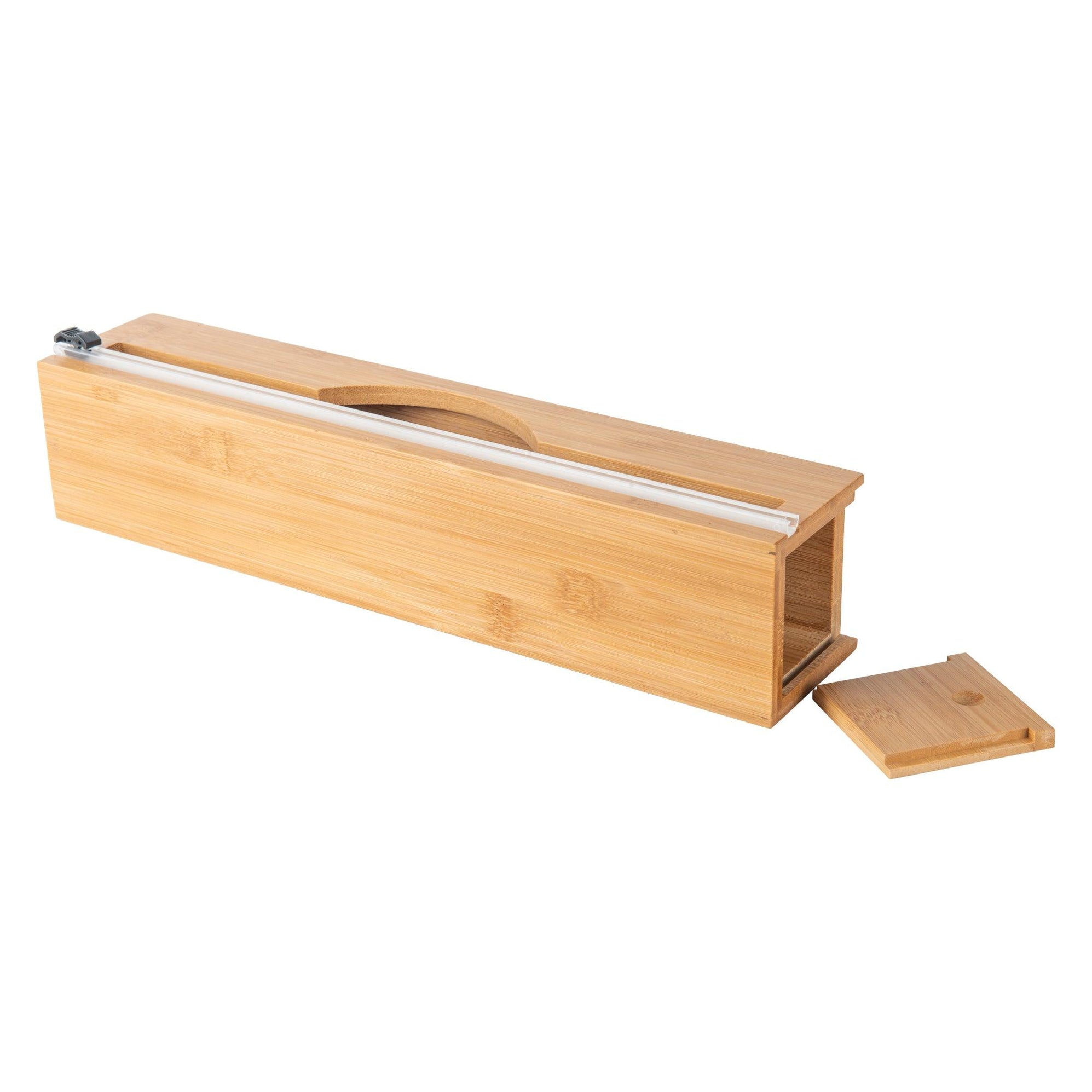 Bamboo Food Wrap Dispenser Single Little Label Co