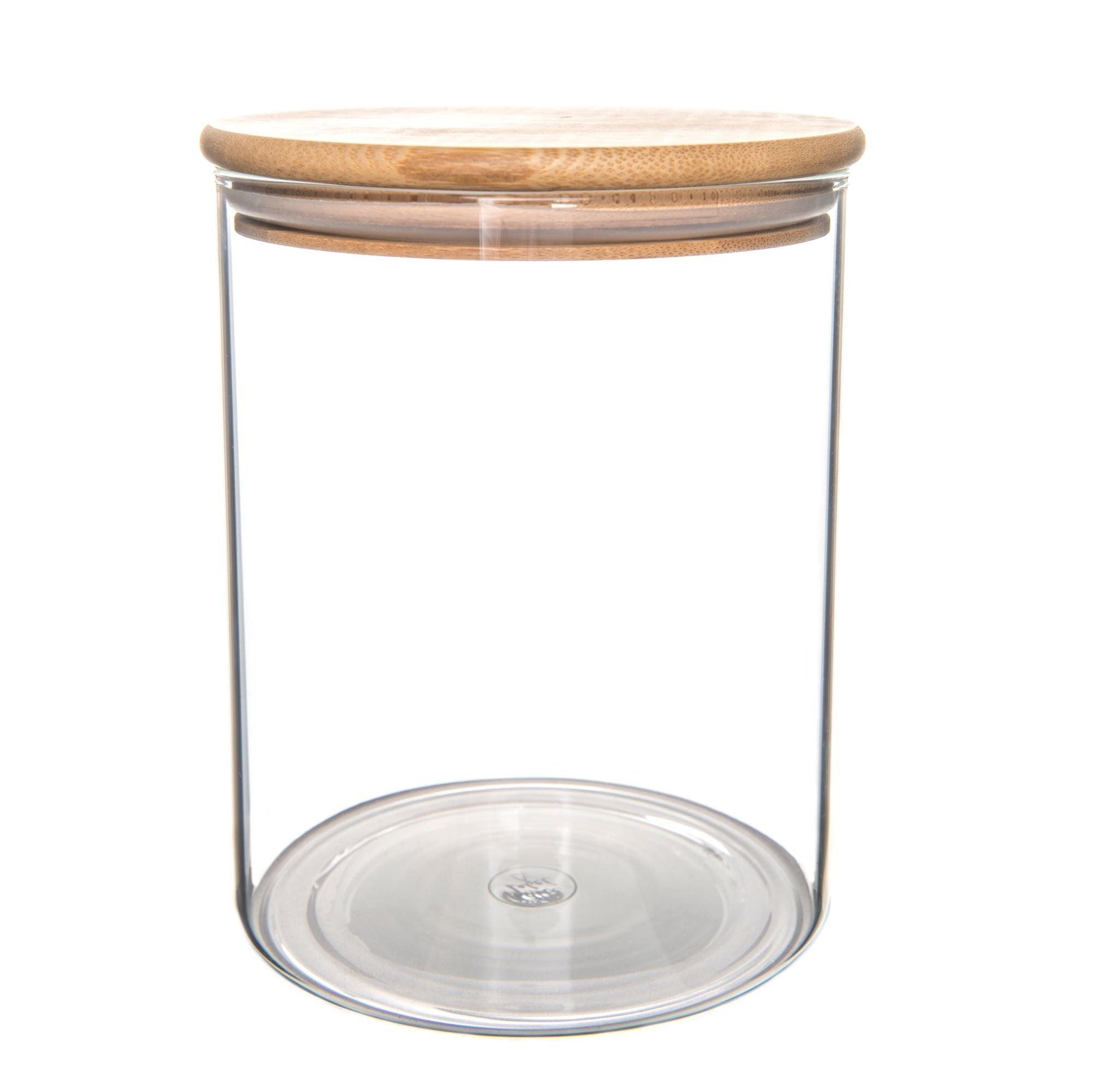 Organise Your Pantry With Our Bamboo Glass Jars Large Pack