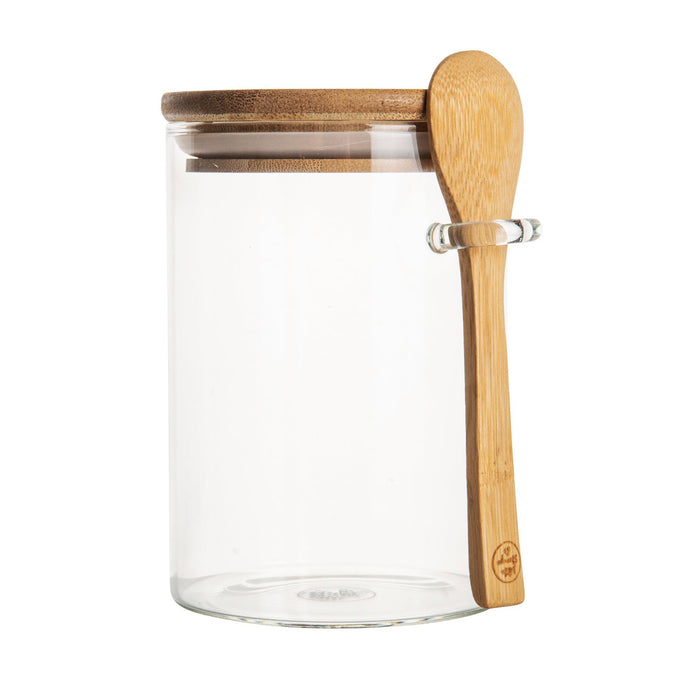 Bamboo Glass Trio Set Round 500ml - Little Label Co - Food Storage Containers - 20%, Catchoftheday