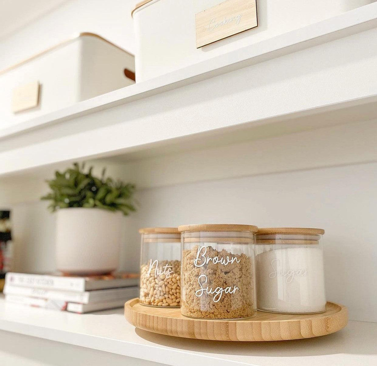 Bamboo Turnable Lazy Susan for Kitchen and Home Organisation — Little ...