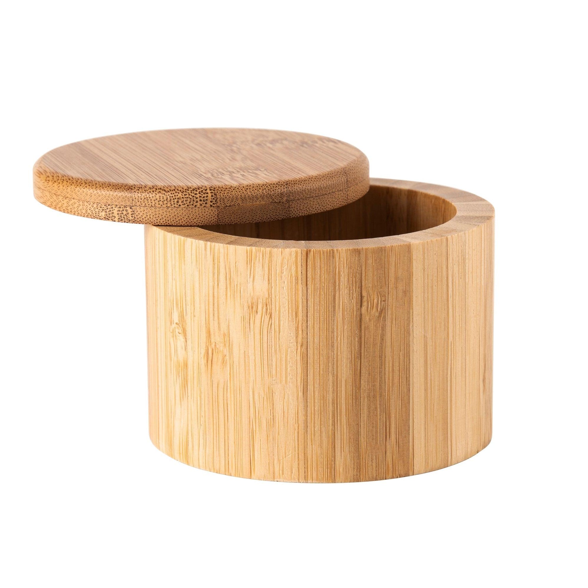 Bamboo Salt & Pepper Storage Box Little Label Co