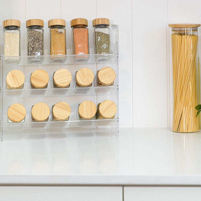Bamboo Shaker Spice Jars 125ml - Little Label Co - - 30%