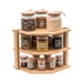 Bamboo Three Tier Corner Shelf - Little Label Co - Kitchen Organizers - 60%, Bamboo Storage Solutions, Catchoftheday, warehouse