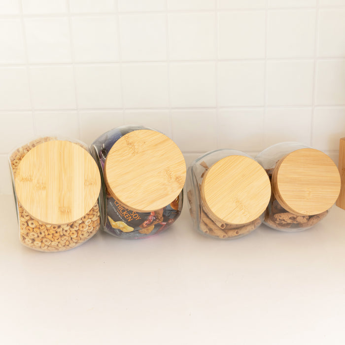 Bamboo Snack Jar Packs