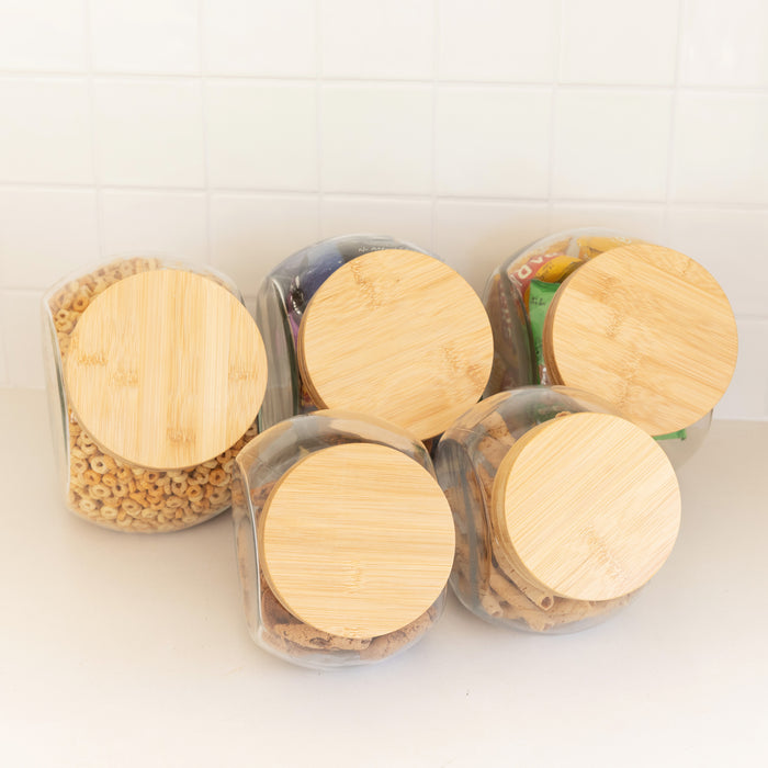 Bamboo Snack Jar Packs