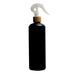 Black 500ml Bottle with White Spray - Little Label Co - Household Cleaning Products - 20%