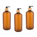 Brown Plastic Pump Bottle 500ml - Little Label Co - Kitchen Tools & Utensils - 20%, Catchoftheday