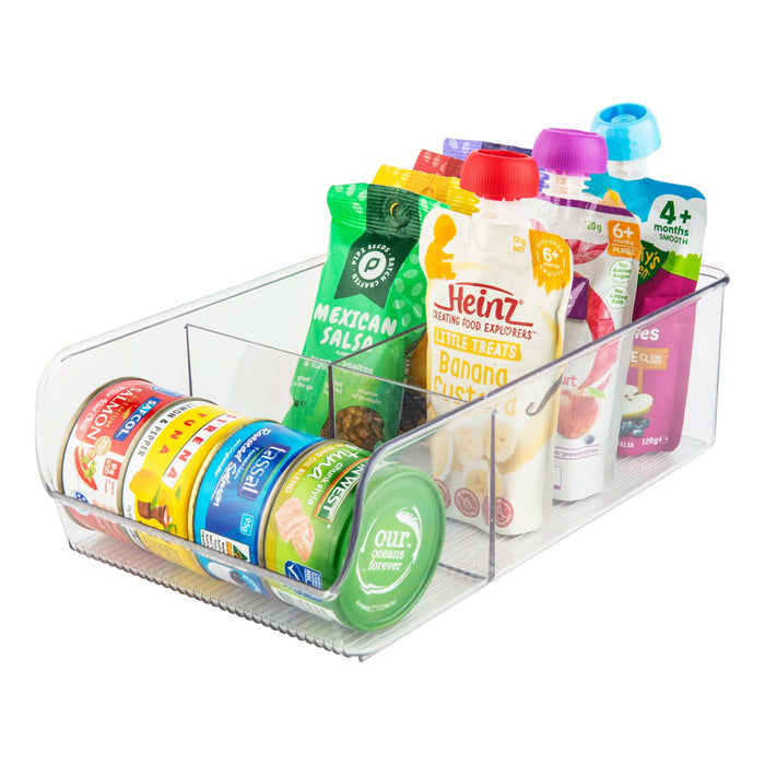 Clear Multi-use Organiser with Fixed Dividers - Little Label Co - Kitchen Organizers - 60%, Catchoftheday, warehouse