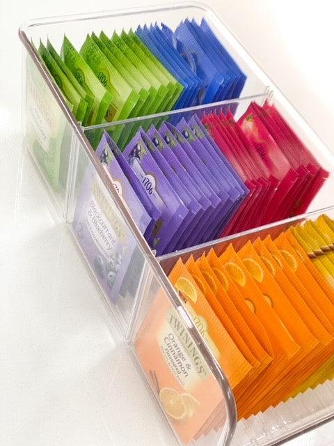 Clear Multi-use Organiser with Removable Dividers - Little Label Co - Kitchen Organizers - 60%, Catchoftheday, warehouse