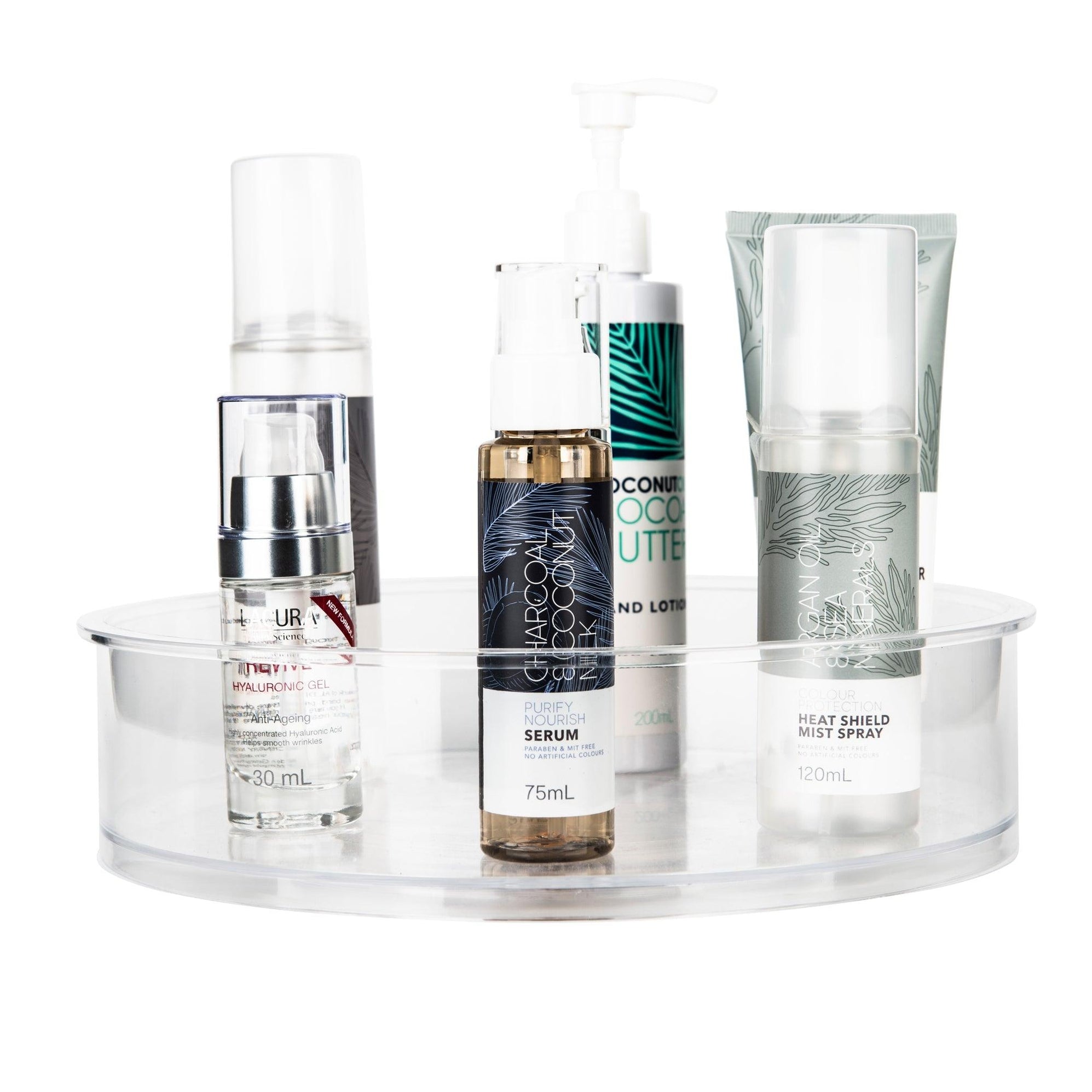 Clear Lazy Susan Organiser | Kitchen Turntable Lazy Susan Tray – Little ...