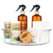 Clear Turntable Lazy Susan Tray with Dividers - Little Label Co - Kitchen Organizers - 20%, Catchoftheday, mw_grouped_product