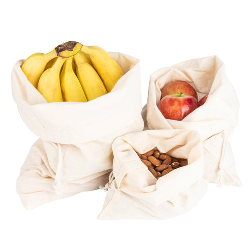 Cotton Bags with Drawstring (3 pack) - Little Label Co - Food Storage Bags - 60%, Catchoftheday