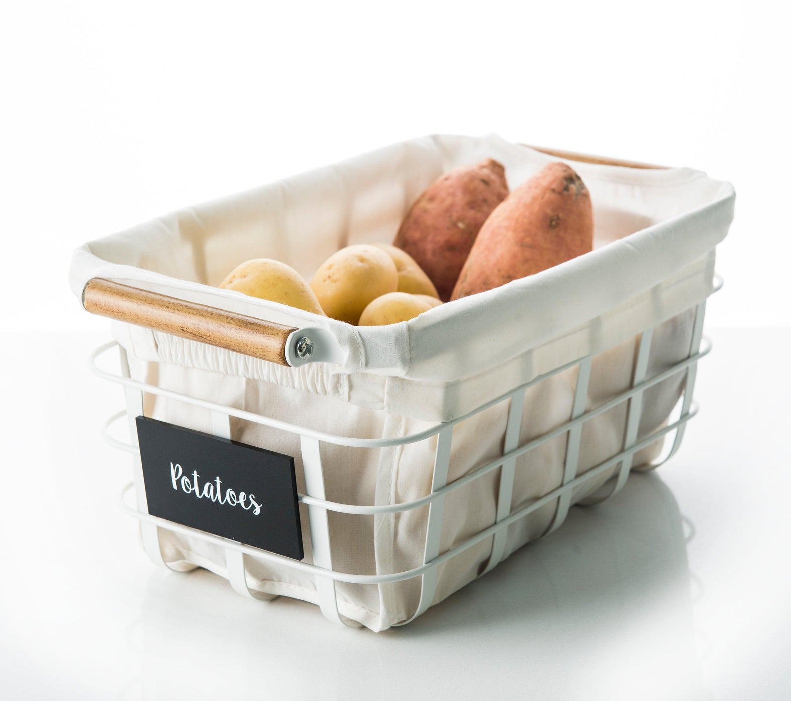 Storage Basket with Cotton Liner – Little Label Co