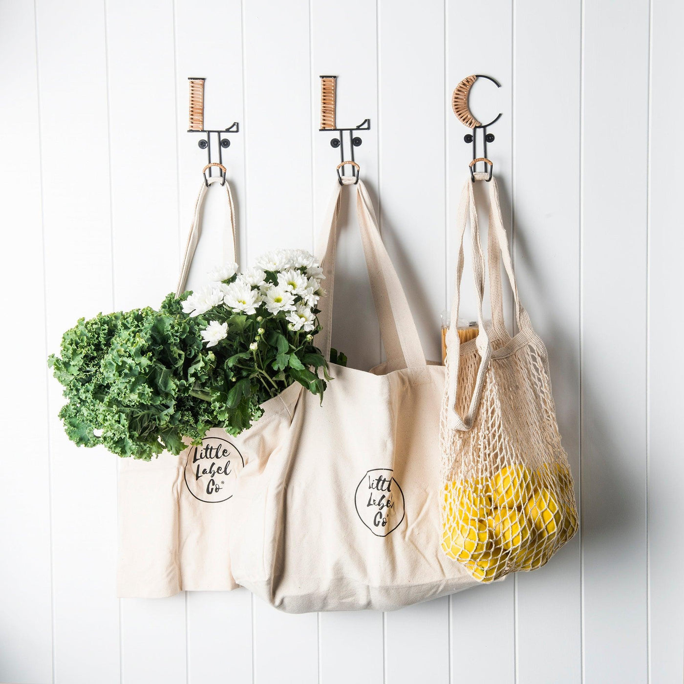 Cotton Tote with Dividers for Home and Kitchen Organisation — Little